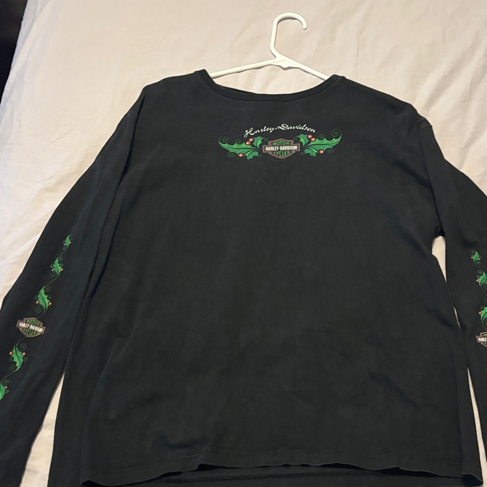 Harley-Davidson Black Christmas Shirt